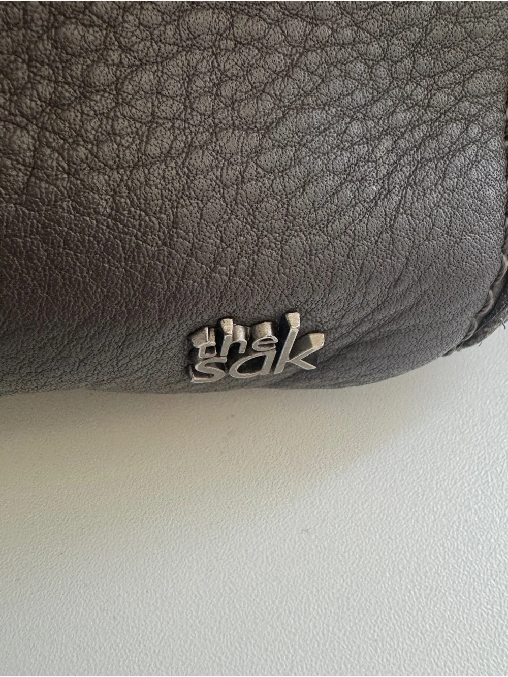 The Sak Hobo Smoke Grey Pebbled Handbag